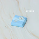 Baby teddy acrylic decorated premium chocolate