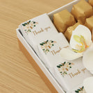 Rustic designed "thank you" premium chocolate & sweet small hamper