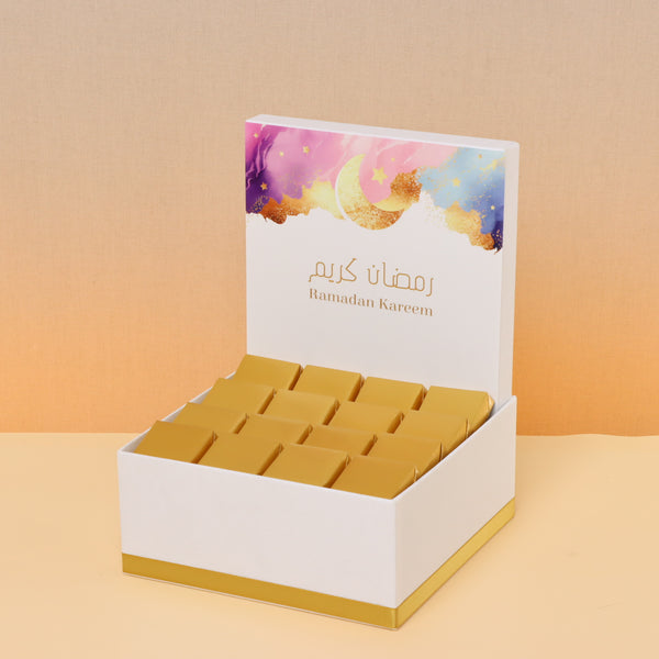 Ramadan kareem pastel designed chocolate medium hamper