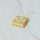 Palm acrylic decorated premium chocolate