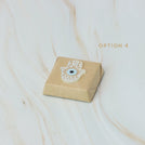 Palm acrylic decorated premium chocolate