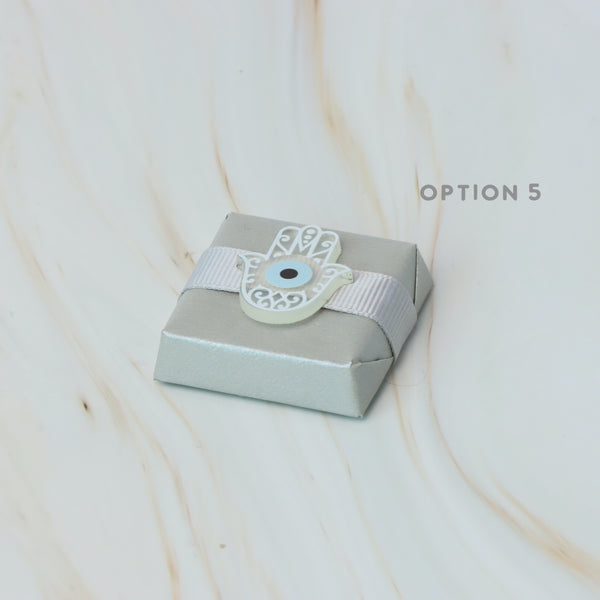 Palm acrylic decorated premium chocolate