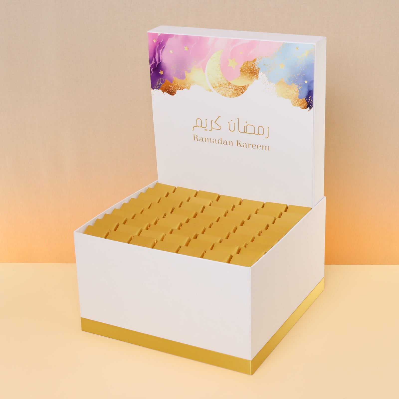 Ramadan kareem pastel designed chocolate extra large hamper
