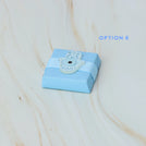 Palm acrylic decorated premium chocolate