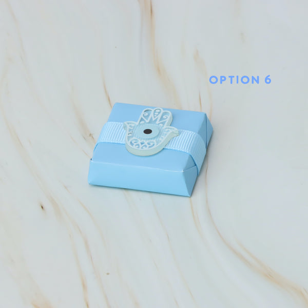 Palm acrylic decorated premium chocolate