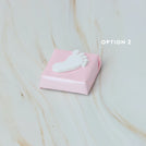 Baby feet acrylic decorated premium chocolate