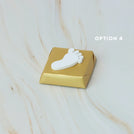 Baby feet acrylic decorated premium chocolate