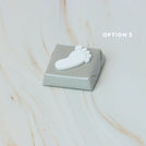 Baby feet acrylic decorated premium chocolate