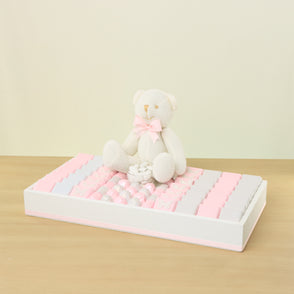 Baby girl butterfly decorated chocola...