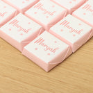 Baby girl star design personalized chocolate