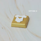 Baby shirt acrylic decorated premium chocolate