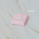 Baby girl acrylic dress decorated premium chocolate