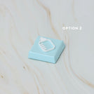 Baby acrylic bottle decorated premium chocolate