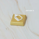 Baby acrylic bottle decorated premium chocolate