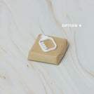 Baby acrylic bottle decorated premium chocolate