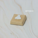 Baby girl acrylic dress decorated premium chocolate