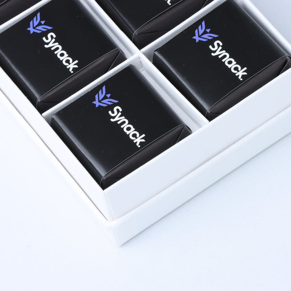 Set of 8 Corporate branded chocolate 6piece hard box