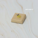 Baby acrylic lady bug decorated premium chocolate