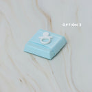 Baby bottle acrylic decorated premium chocolate