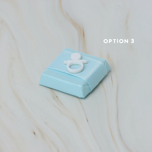 Baby bottle acrylic decorated premium chocolate