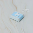 Baby bottle acrylic decorated premium chocolate