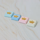 Baby acrylic crown decorated chocolate
