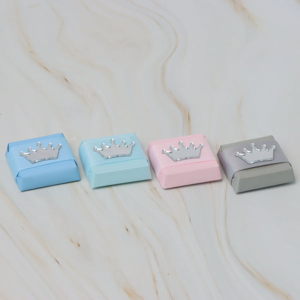 Baby acrylic crown decorated premium chocolate