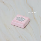 Baby acrylic crown decorated premium chocolate