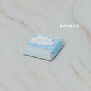 Baby acrylic cloud decorated premium chocolate