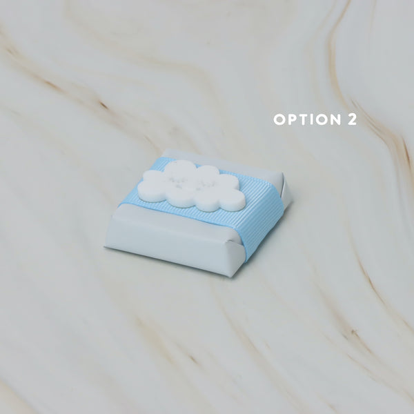 Baby acrylic cloud decorated premium chocolate