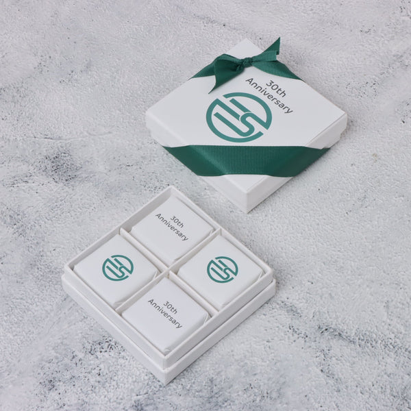 Set of 15 Corporate customized premium chocolate 4P hard box