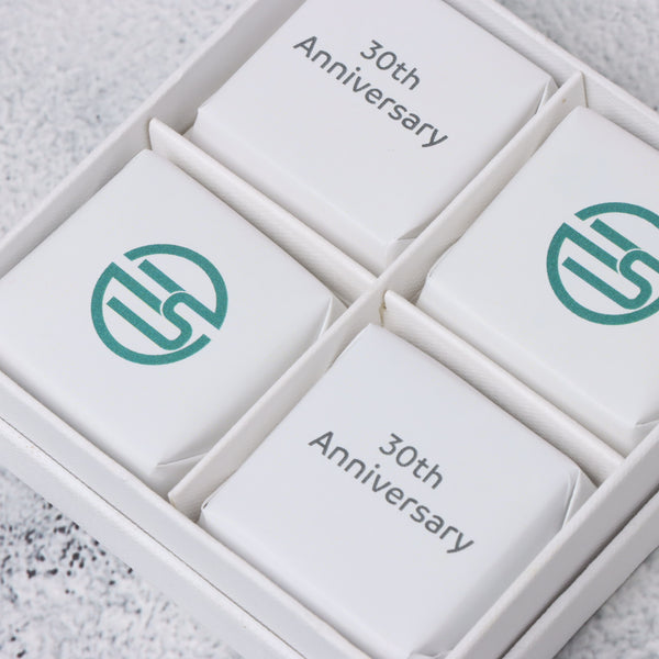 Set of 15 Corporate customized premium chocolate 4P hard box