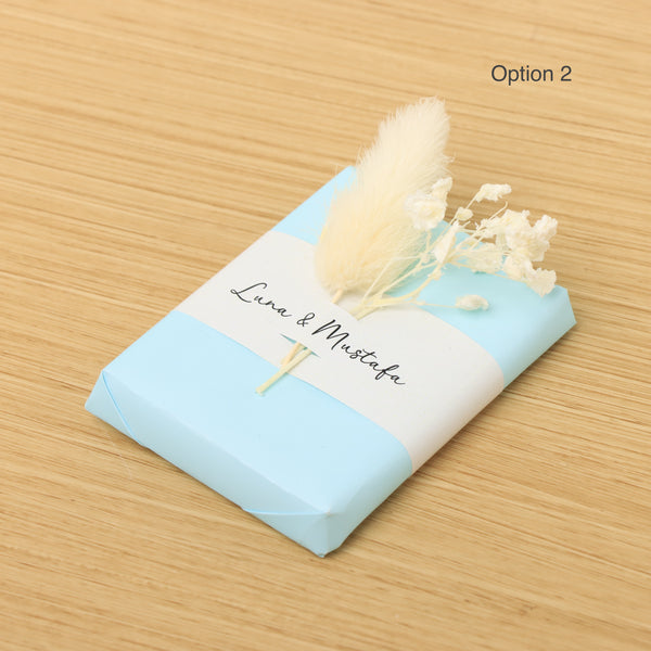 Set of 20 bridal personalized decorated premium loose chocolate