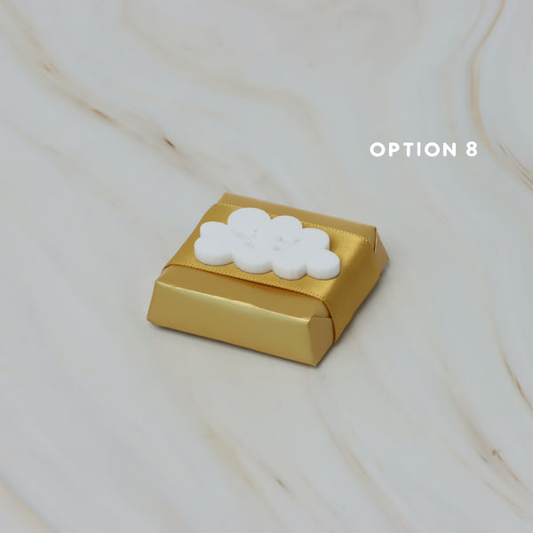 Baby acrylic cloud decorated premium chocolate