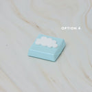 Baby acrylic cloud decorated premium chocolate