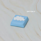Baby acrylic cloud decorated premium chocolate