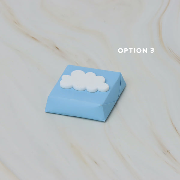 Baby acrylic cloud decorated premium chocolate
