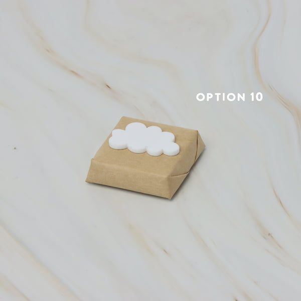 Baby acrylic cloud decorated premium chocolate