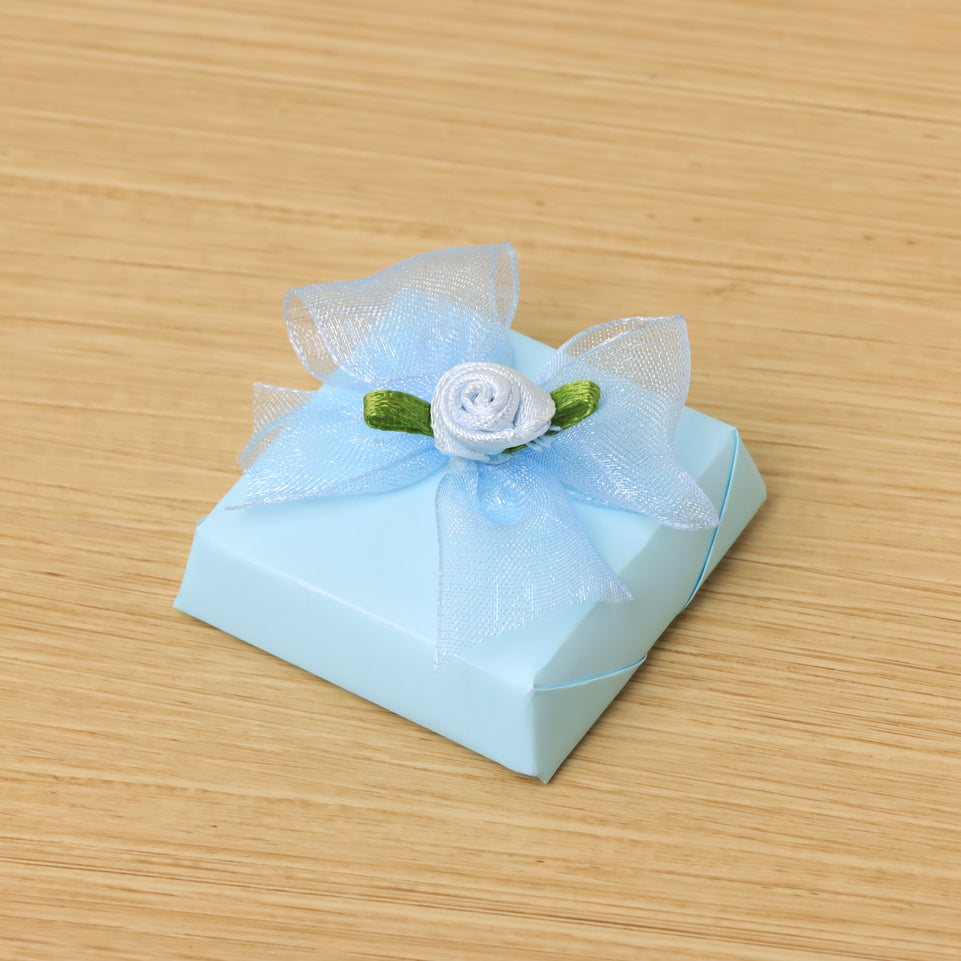 Bridal personalized and ribbon decorated premium loose chocolate