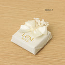 Bridal personalized and ribbon decorated premium loose chocolate