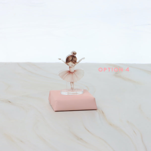 Baby ballerina acrylic decorated premium chocolate