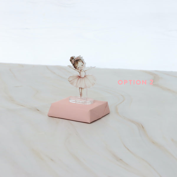 Baby ballerina acrylic decorated premium chocolate