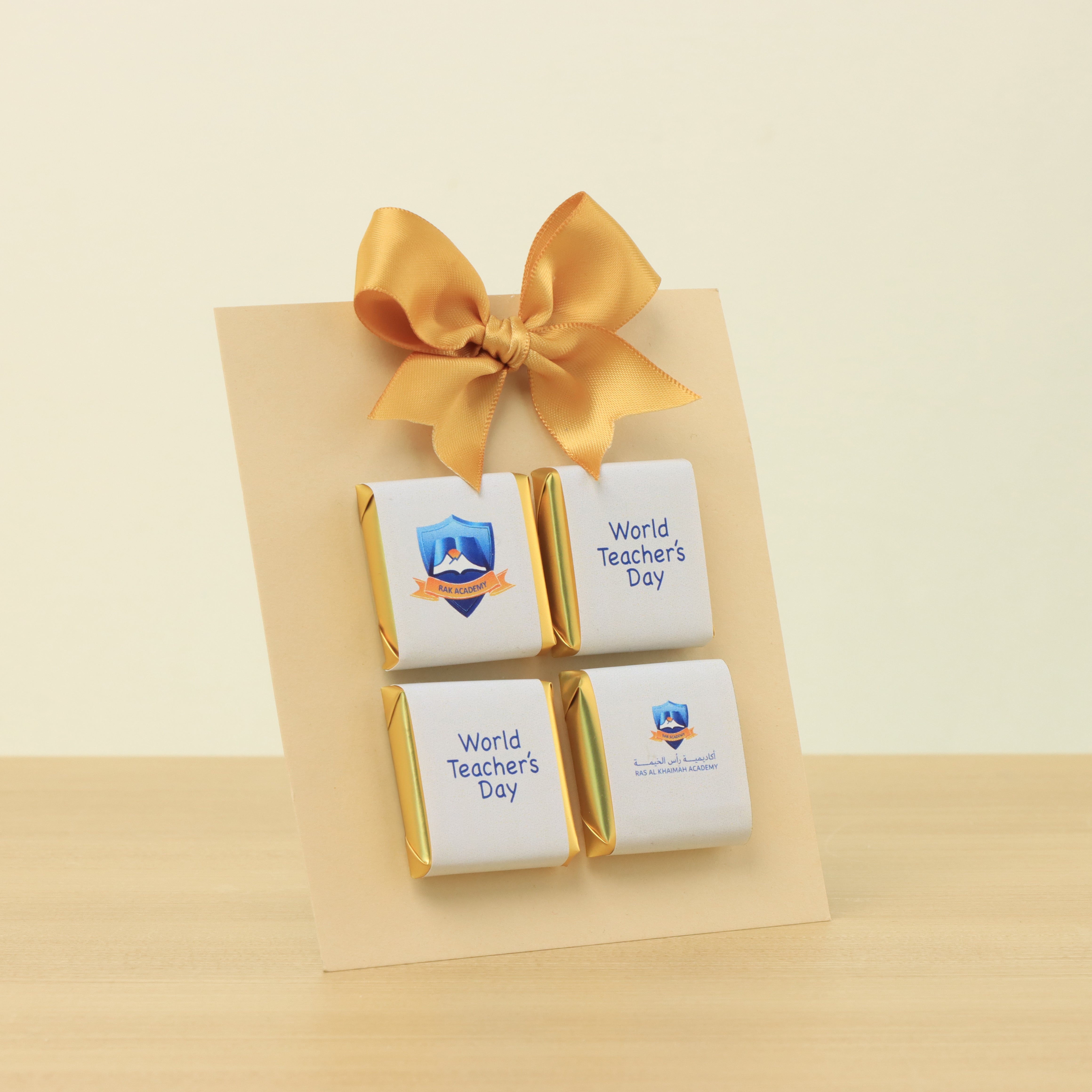 Set of 20 Corporate customized premium chocolate card