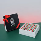 Arabic calligraphy  national day with flag designed premium chocolate hard box