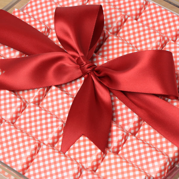 Cupid's village Happy Valentine's Day designed premium chocolate acrylic tray