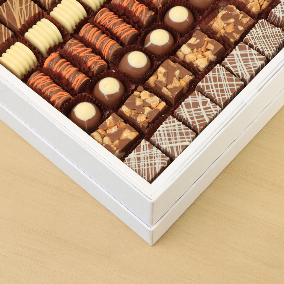 Set of 2 Corporate customized premium chocolate hard box