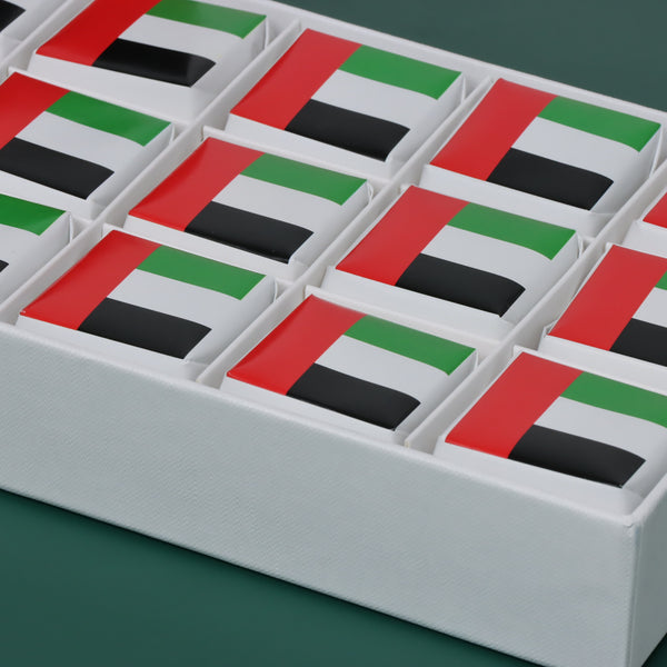 Arabic calligraphy national day designed 15 piece premium chocolate hard box