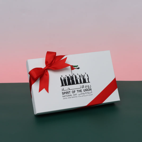 Spirit of the union national with flag designed 15 piece premium chocolate hard box