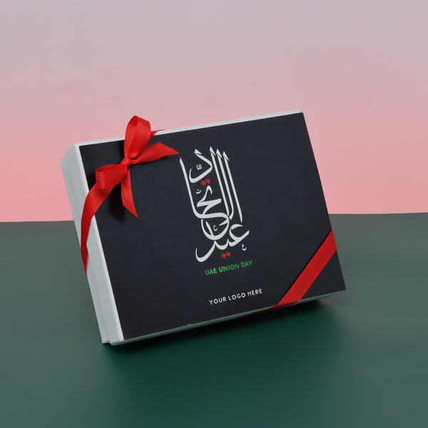 Arabic calligraphy national designed 12 piece premium chocolate hard box