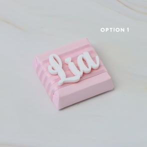 Baby girl acrylic name decorated prem...